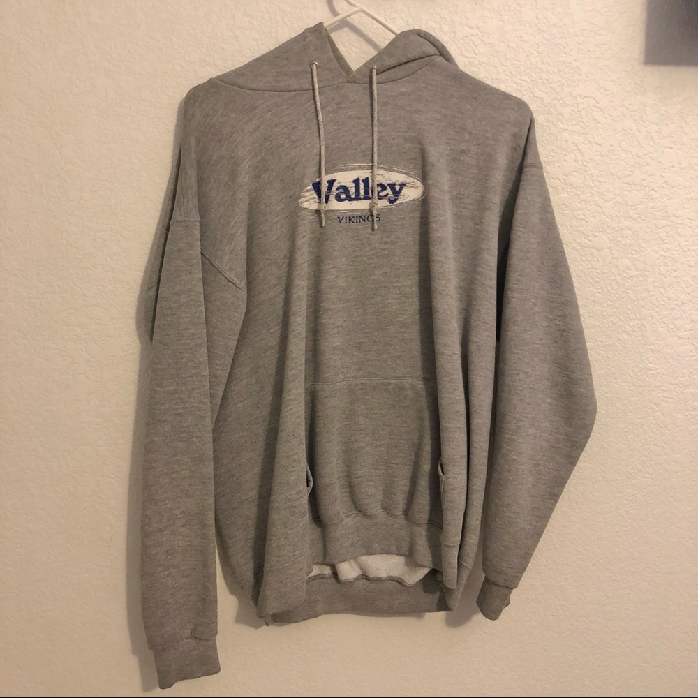 Vintage High School Graphic Print Hoodie